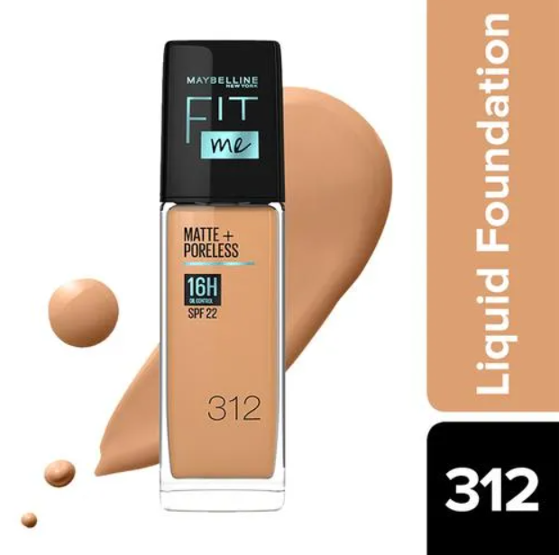 Maybelline New York Fit Me Matte + Poreless Foundation (30ml)