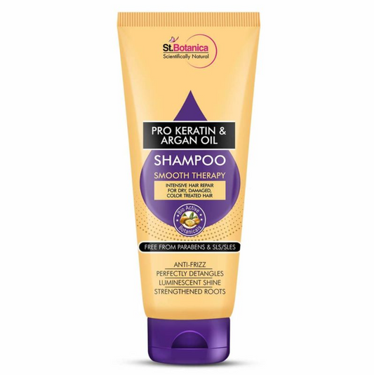 ST. BOTANICA PRO KERATIN & ARGAN OIL SMOOTH THERAPY SHAMPOO, 175MLsondaryam is the leading name in the chain of cosmetics  in jaipur . , sondaryam  has been a pioneer in delivering top quality genuine products in all categories. AlSondaryam BOTANICA PRO KERATIN & ARGAN OIL SMOOTH THERAPY SHAMPOO, 175ML