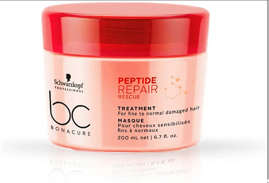 Schwarzkopf Bc Bonacure Peptide Repair Rescue Treatment Masque 200Mlsondaryam is the leading name in the chain of cosmetics  in jaipur . , sondaryam  has been a pioneer in delivering top quality genuine products in all categories. AlSondaryam Schwarzkopf Bc Bonacure Peptide Repair Rescue Treatment Masque 200Ml