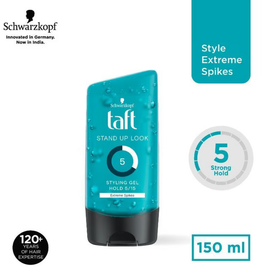 Schwarzkopf Taft Stand Up Look Hair Styling Gel Strong Hold 5sondaryam is the leading name in the chain of cosmetics  in jaipur . , sondaryam  has been a pioneer in delivering top quality genuine products in all categories. AlSondaryam Hair Styling Gel Strong Hold 5