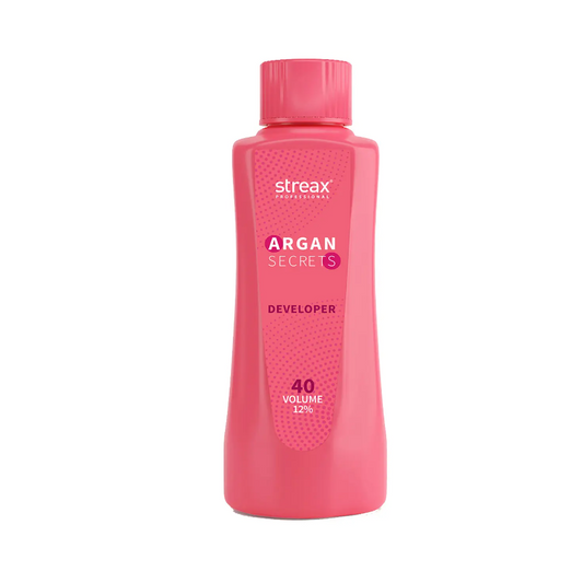 Streax Professional 40 Volume 12% Developer For Argan Secrets Colorantsondaryam is the leading name in the chain of cosmetics  in jaipur . , sondaryam  has been a pioneer in delivering top quality genuine products in all categories. AlSondaryam Streax Professional 40 Volume 12% Developer