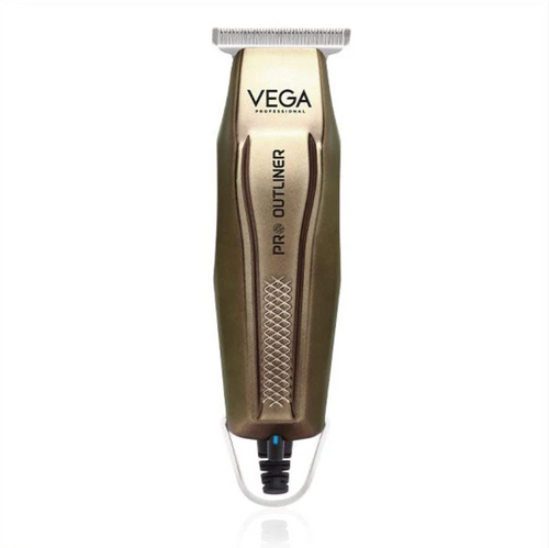 VEGA PRO OUTLINER HAIR TRIMMER (VPPHT_01)
Key Features

DLC coated Japanese stainless steel T-wide ultra thin blade
Ergonomic design
AC power Corded Clipper
6000 rpm high speed rotary motor
0.1 mm-0.2mm cutSondaryam VEGA PRO OUTLINER HAIR TRIMMER (VPPHT_01)