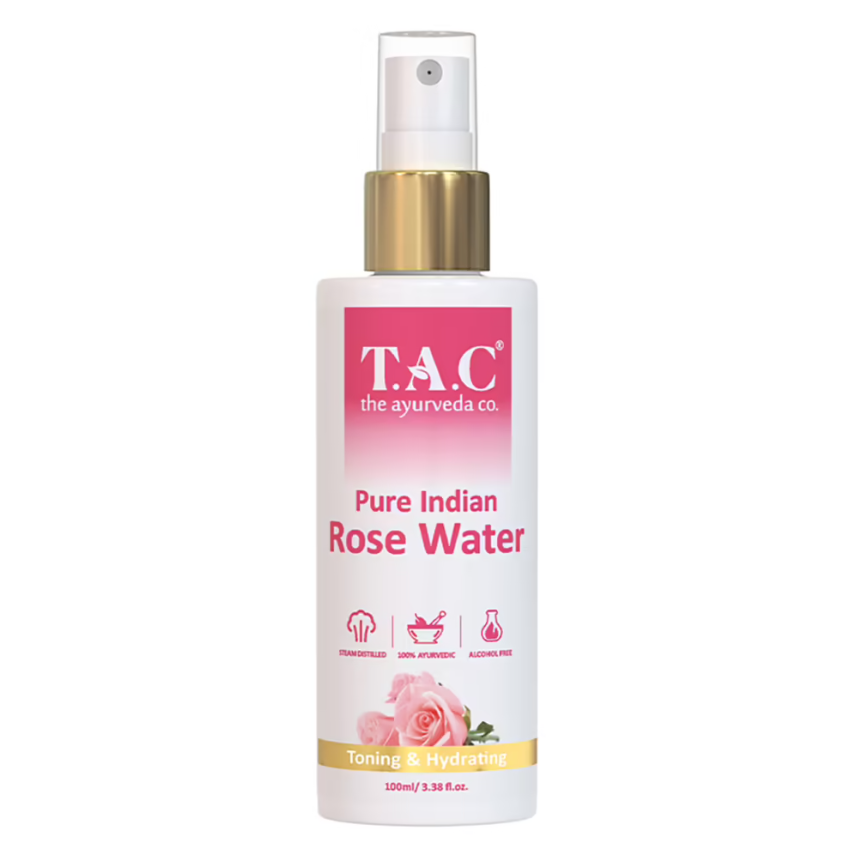TAC - The Ayurveda Co. Pure Indian Rose Water Toner For Toning & Hydration